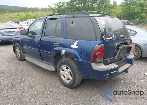 2002 Chevrolet Trailblazer Ls из США, поврежденный, VIN 1GNDS13S322179535